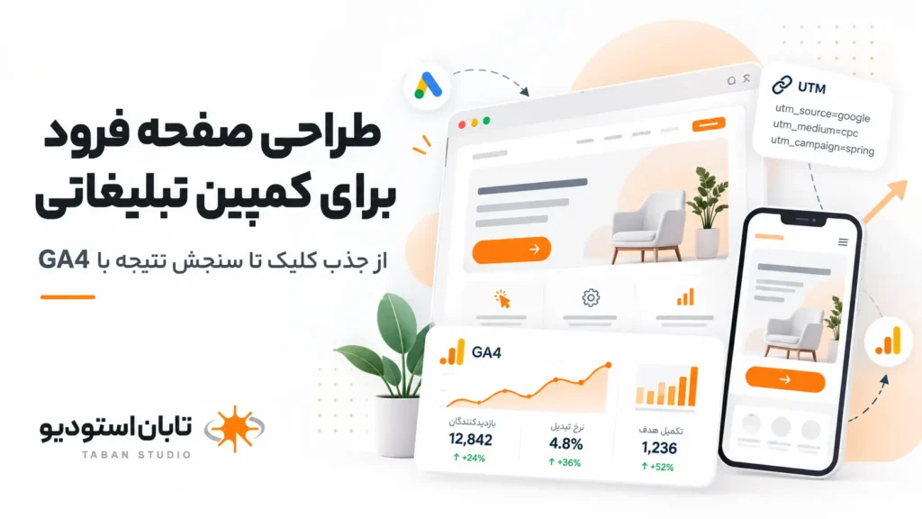 طراحی صفحه فرود برای کمپین تبلیغاتی؛ از جذب کلیک تا سنجش نتیجه با GA4